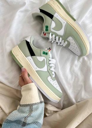 Кросівки nike af 1 low olive3 фото