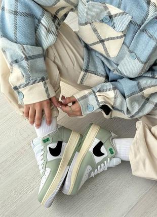 Кросівки nike af 1 low olive5 фото