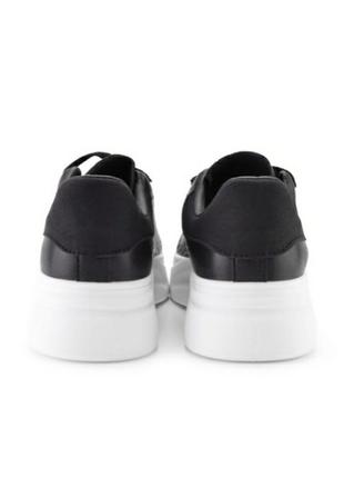 Стильные черные кроссовки кеды криперы на платформе летние в дырочку хит5 фото
