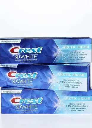 Відбілююча зубна паста crest 3d white, 107г, сша2 фото
