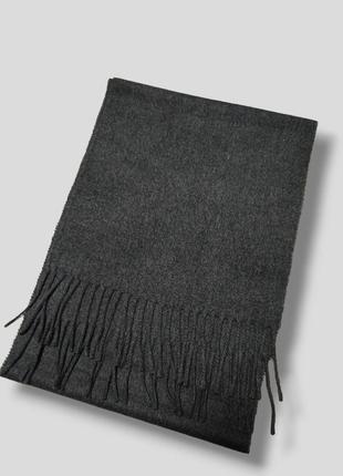 Базовый серый шарф