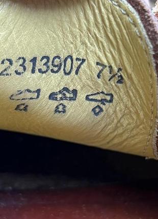 Кожаные туфли лоферы camel active оригинальные коричневые4 фото