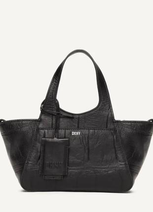 Сумка кожаная dkny the croco mini effortless tote kzd13c83 оригинал3 фото