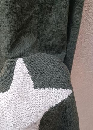 Палантин из кашемира цвета хаки cashmere кашемировый шарф italy3 фото