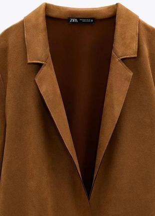 Стильное пальто из искусственной замши свободного кроя
бренду  #zara
размер s и м3 фото