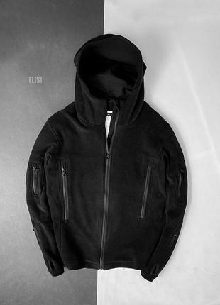 Худі фліс чорне