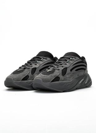 Мужские кроссовки  adidas yeezy boost 700 v2 all black4 фото