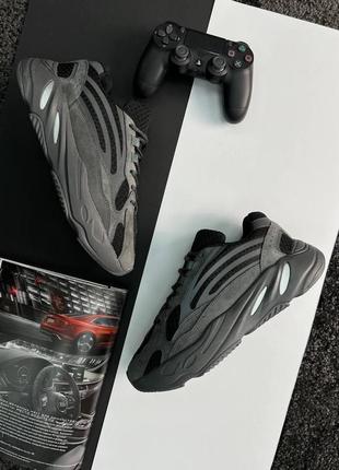 Мужские кроссовки  adidas que yeezy boost 700 v2 all black