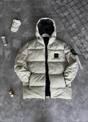 Шикарная теплая куртка из водоотталкивающего материала/наполнительная куртка зима