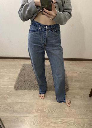 Джинси штани h&m штаны сині