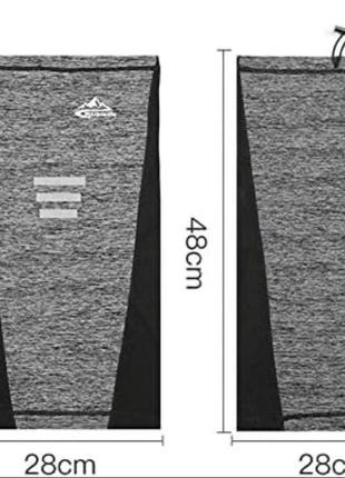 Бандана балаклава снуд спортивный с отражателем3 фото