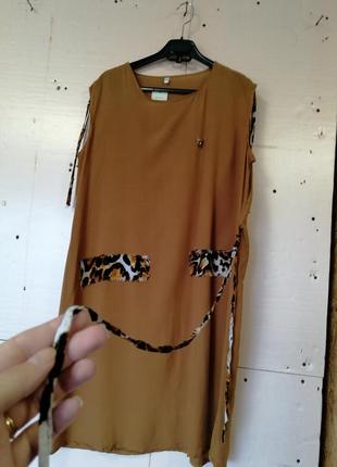 Платье сарафан штапель натуральная ткань