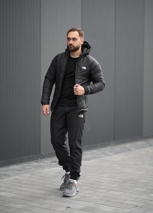 Комплект куртка tnf + штани tnf+ барсетка tnf у подарунок!
