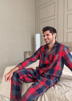 Теплая мужская пижама, домашняя одежда4 фото