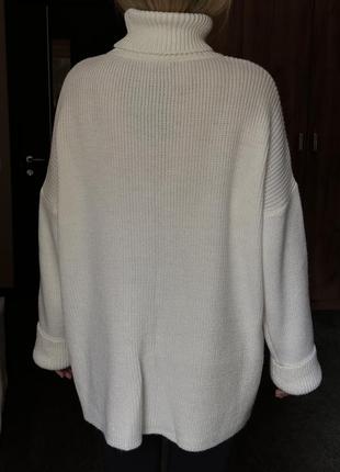 Белый свитер one size2 фото