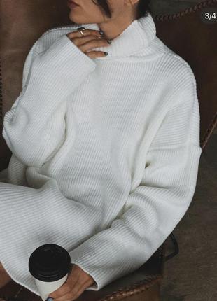 Белый свитер one size4 фото