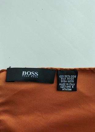 Фирменный шелковый носовой платок hugo boss! оригинал!2 фото