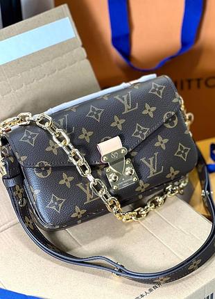 Сумка женская коричневая канва кожа брендовая метис люкс