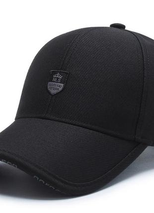 Бейсболка nls котон цвет черный