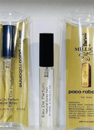 Paco rabanne 1 million чоловічі мініатюри 10ml1 фото