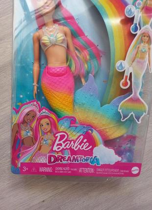 Лялька барбі русалка з дрімтопії змінює колір barbie dreamtopia rainbow magic mermaid3 фото