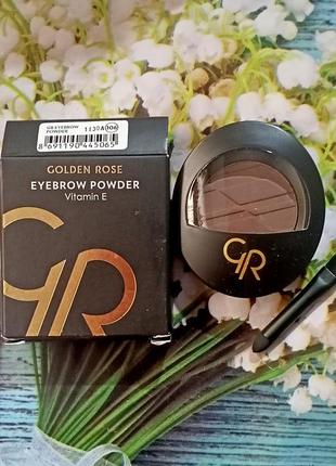 Пудра-тіні для брів golden rose eyebrow powder 104, 105, 106, 107;  2.5 г5 фото