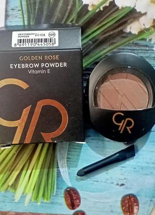 Пудра-тени для бровей golden rose eyebrow powder 104, 105, 106, 107;  2.5 г4 фото