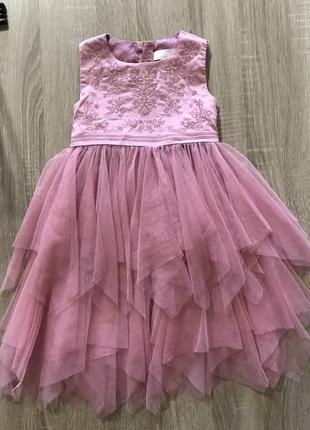 Праздничное платье платье платье пышное юбка из фатина 92-98 см 2-3 года