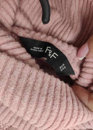 Свитер женский розового цвета оверсайз от бренда ff 10/143 фото