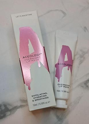Нічна маска для губ aceology overnight lip mask3 фото