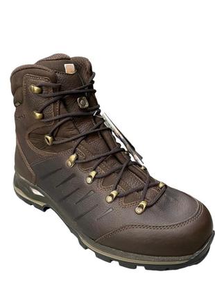 Ботинки зимние женские lowa yukon ice ii#x ws 38 р, dark brown (коричневые), primaloft 200