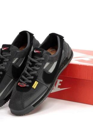 Мужские кроссовки nike cortez x union l.a grey black 41-42-43-44-45