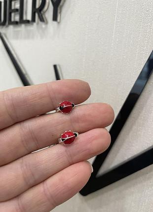 Срібні дитячі сережки 925 проба (серебро, срібло)