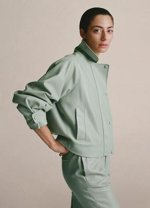 Куртка из эко кожи mango,крутное качество4 фото