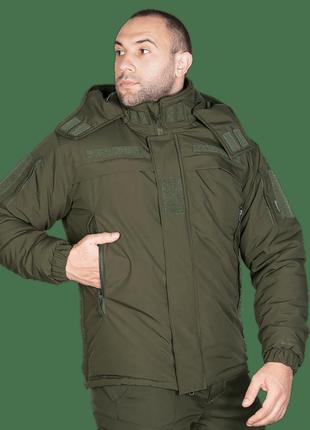 Куртка тактическая военная армейский теплый верх для военных всу m олива ku-222 фото