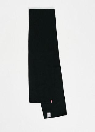 Чорний шарф levi’s 🛍️1+1=3🛍️