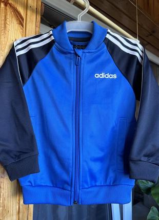 Fn5789 спортивная кофта от adidas для мальчика 2-3 лет 98 см