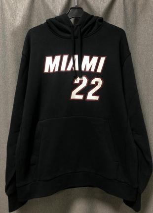 Баскетбольна кофта худі nba nike air jordan miami heat butler 22