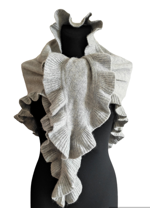 Интересный новый шарф - косынка из 💯 кашемира!4 фото