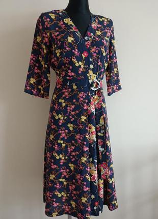 Шовкова сукня в квітковий принт від claudie pierlot4 фото