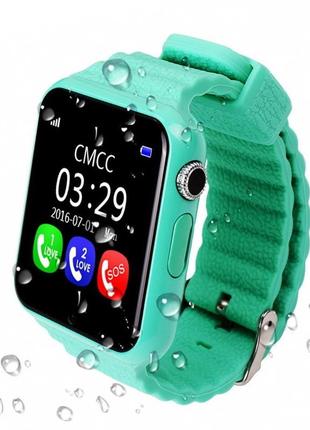 Смарт часы smart watch v7k x10 умные часы 1.54" 380мач gps smart baby watch детские часы