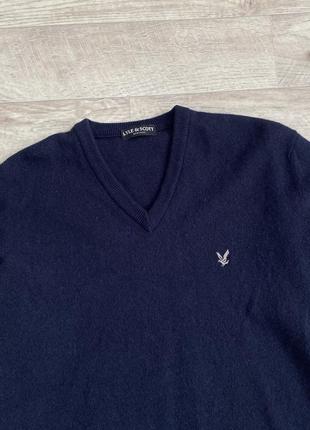 Шерстяной свитер от lyle &amp; scott1 фото