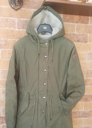 Парка демисезонна на дівчинку, зріст 145-160 см