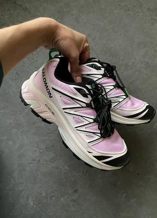 Кроссовки salomon xt-6 sandy liang x expanse cradle pink