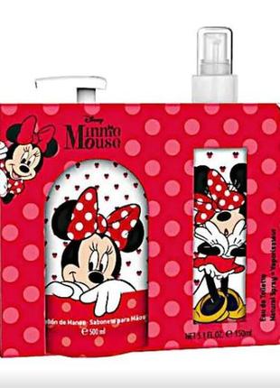 Набор косметики  disney minni edt  для детей , 500 мл + 150 мл, испания5 фото