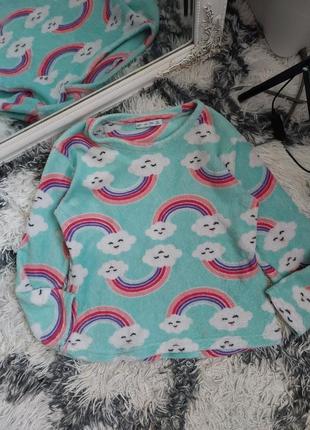 Тепленькая кофточка флисовая кофта пижама пижамма