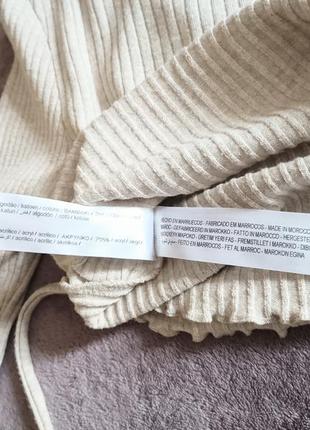 Кроп кардиган на запах укороченный топ в рубчик zara mango h&m divided pull bear stradivarius reserved9 фото