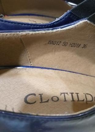 Кожаные туфли clotilde4 фото