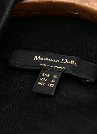 Гольф massimo dutti однотонний чорний повсякденний5 фото