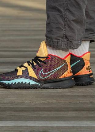 Кросівки чоловічі nike kyrie 7 black\orange